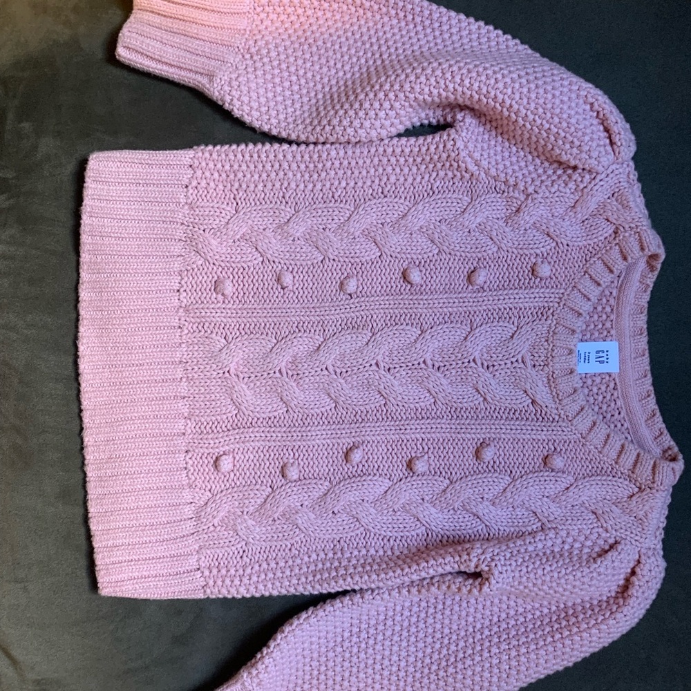 Toddler cable knit sweater
